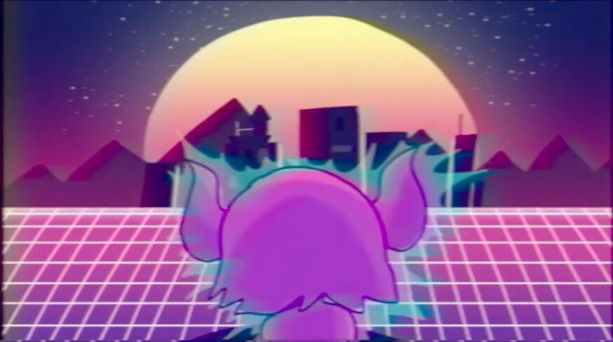 very very old landscape of what Espacetopolis, the project’s setting would look like